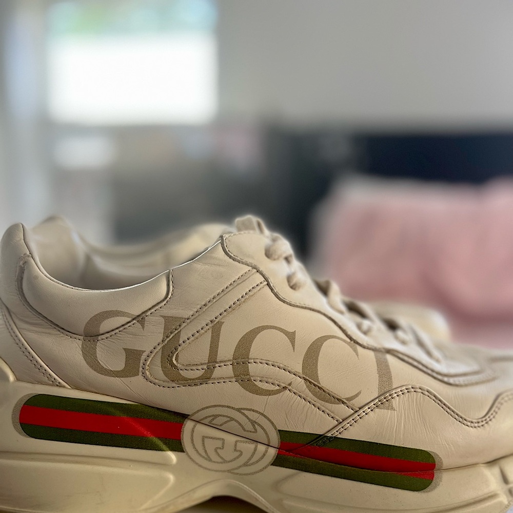 Mens Gucci Leather Sneaker